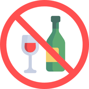 no drinks